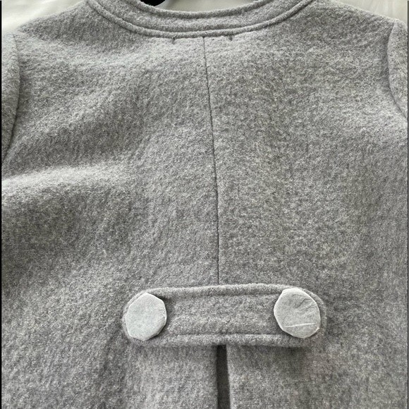 NWT Vintage Monterey Bay Gray Wool Button Front Cardigan Jacket Size Small - Picture 4 of 6